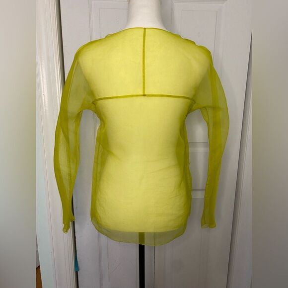 See-through Top with Graphic & Architectural Curves - Picture 5 of 7